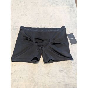 NWT Fabletics Size L The Training Day Boxer Brief Black